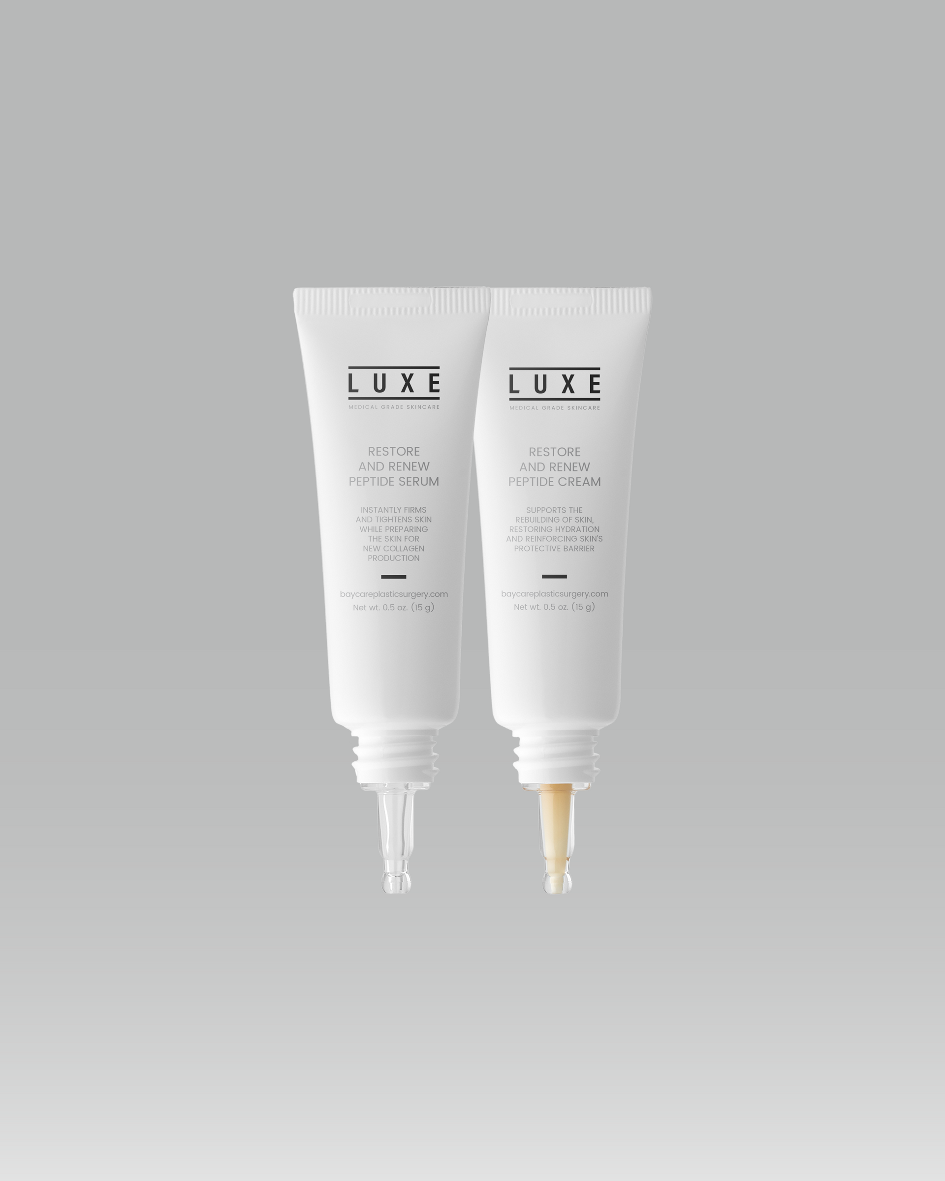 Restore and Renew Peptide Duo – LUXE Medical Grade Skincare